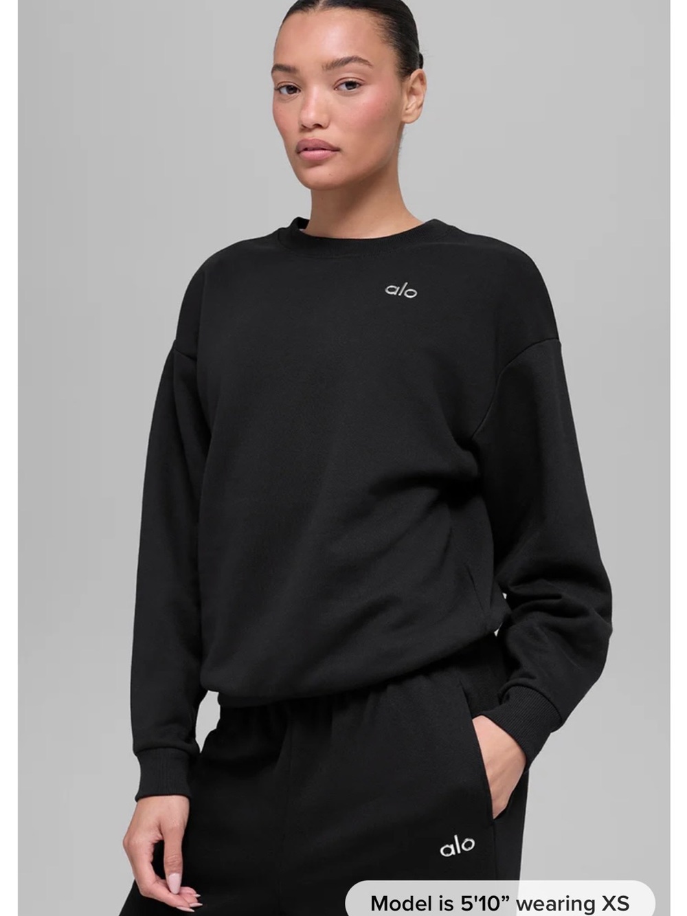 Accolade Crew Neck Pullover black